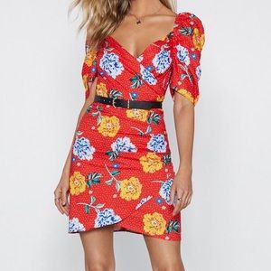 IVIVI | Colorful Floral Mini Dress